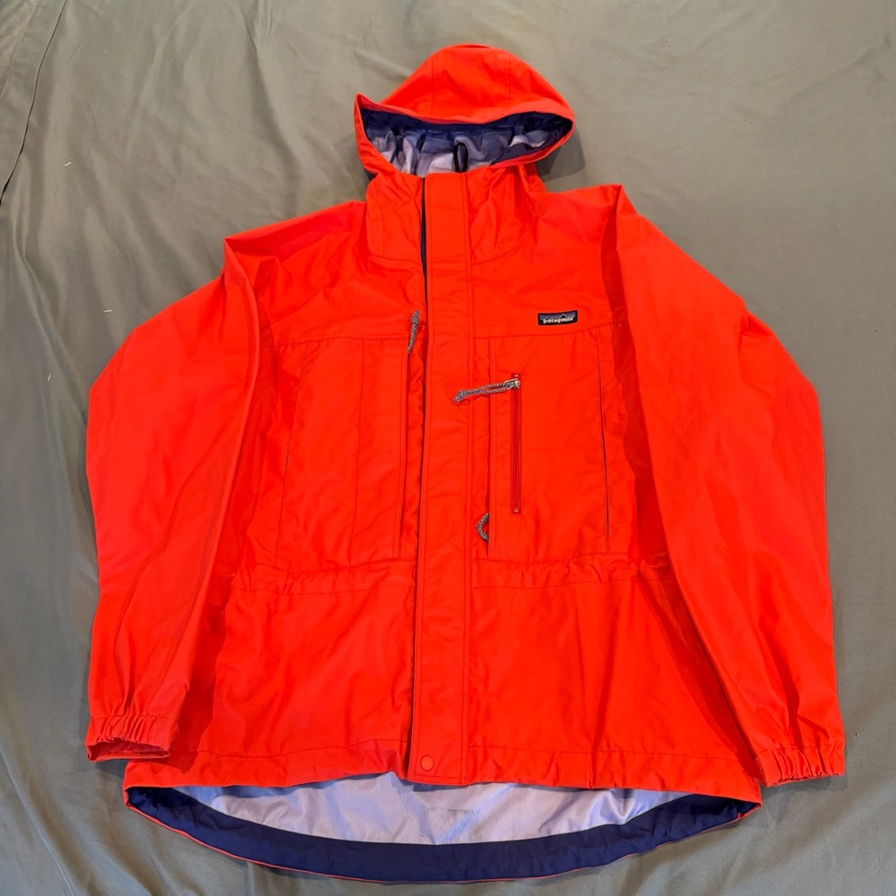 Vintage PATAGONIA Jacket Women’s L Red/coral  Hooded Casual Outdoor